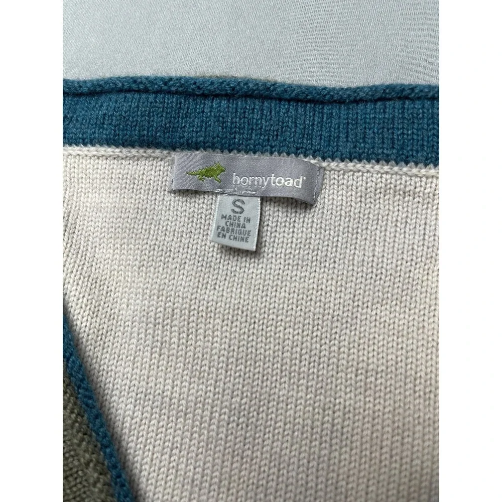 Horny Toad Womens Sweater Small Merino Wool V-Neck Granola Girl Outdoor - Picture 5 of 11